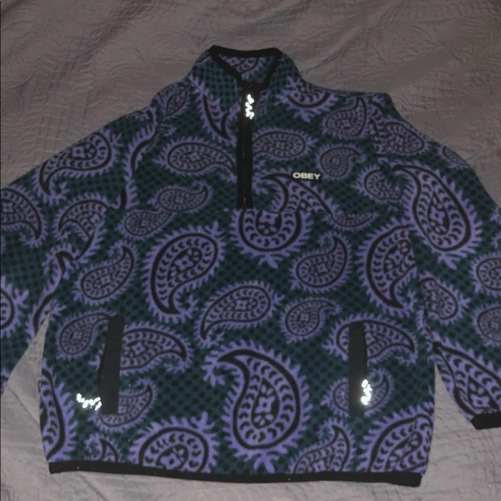 Obey fleece jacket